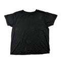 Black Slub Tee, front view